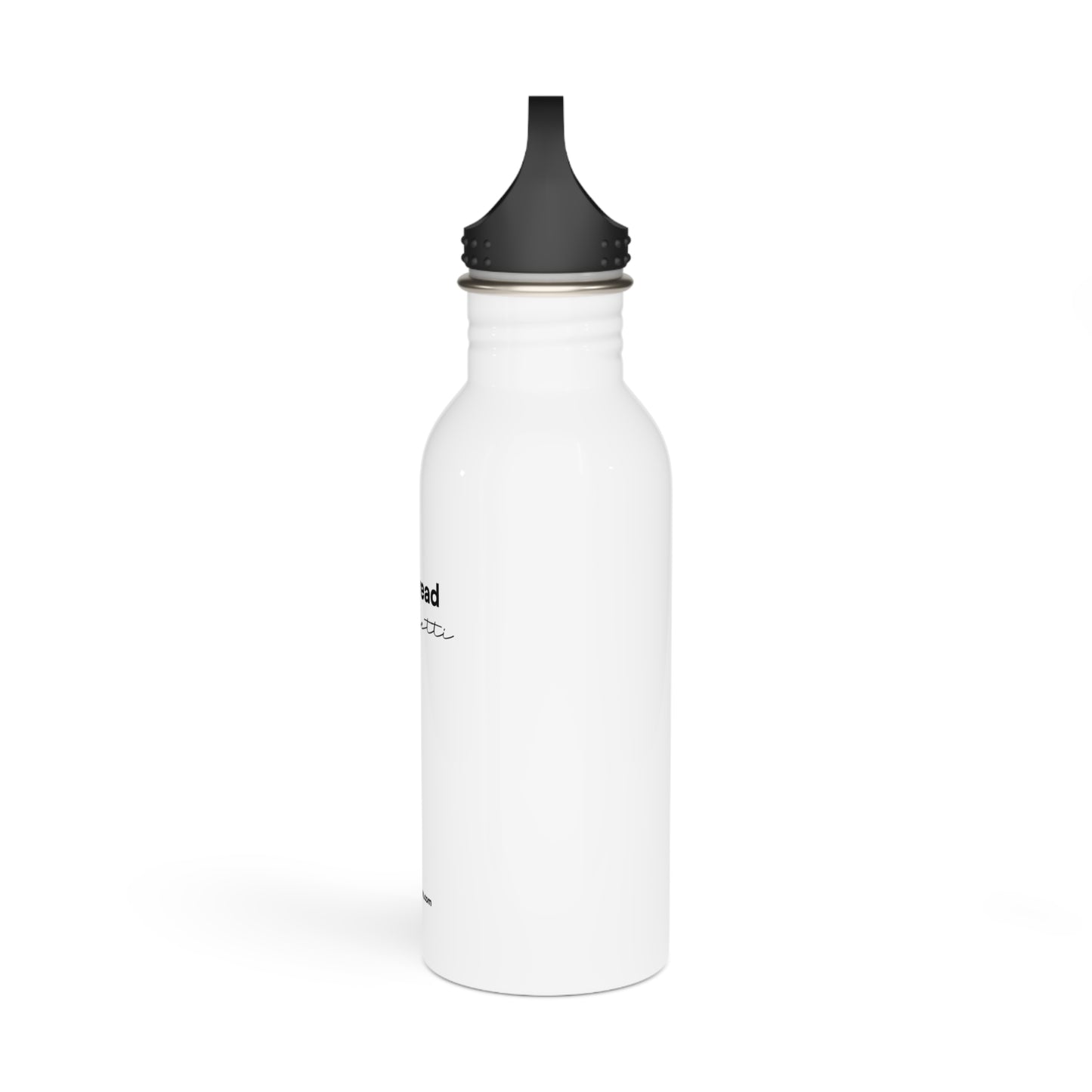 "I can read spaghetti" Stainless steel bottle